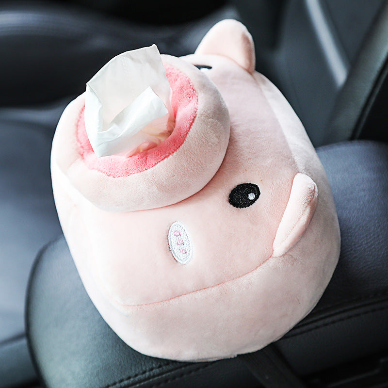 Tissue Box Holder-Pig